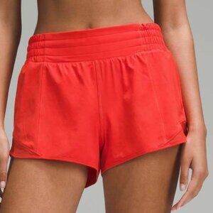 Lululemon Hotty Hot High-Rise Lined Short 2.5" - 0 Hot Heat